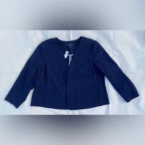 NWT Talbots Plus Size Navy Blazer Sports Coat Office Wear Business Casual 22W